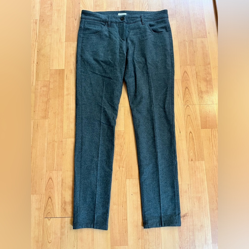 Brunello Cucinelli Womans Wool Trousers